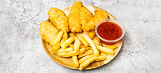 Chicken Strips (3pcs)  With Chips 